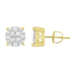 10K 1.00CT DIAMOND  EARRING