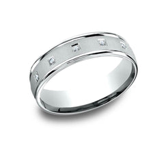 14K 0.12ct Diamond Wedding-Band