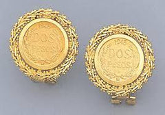 14K GOLD FASHION EARRING