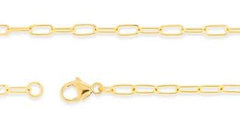 10K 3mm 22" S Paper-clip Chain