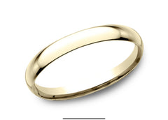 10K 3mm Size-10 Wedding Band