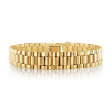 10K 8mm  8" H ROLEX ID BRACELET