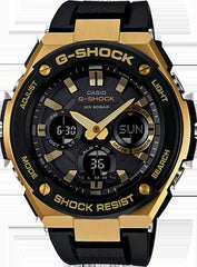 G-SHOCK BLACK BAND W/GOLD FACE