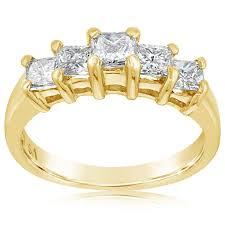 14K 0.50ct Diamond Prong-Set Wedding-Band