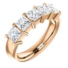 14K 0.50ct Diamond Prong-Set Wedding-Band