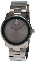 Movado Bold Mens-Watch Gun Metal-Tone