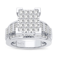 10K 1.00CT DIAMOND CINDERELLA RING Size-8