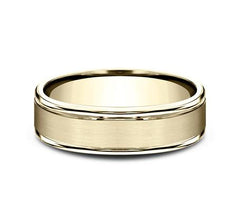 14K 6MM SIZE 7 COMFORTFIT  GOLD  BAND