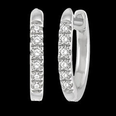 10K 0.12ct Diamond Petite Earrings