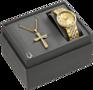 Bulova Crystal Collection Mens-Watch Gold-Tone