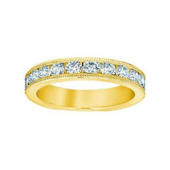 14K 0.50ct Channel-Set Wedding Band