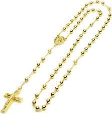 14K Rosary Necklace