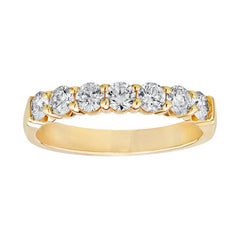 14K 0.75ct Diamond Prong-set Wedding-Band