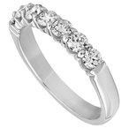 14K 0.75ct Diamond Prong-set Wedding-Band