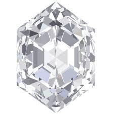 3.08Ct Lab-Grown F-Color VVS2-Clarity Hexagon-Diamond