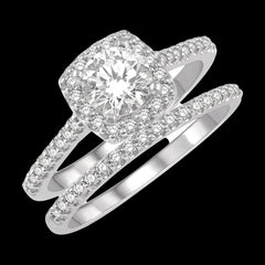 14K 1.15ct Diamond Solitaire Round-Ring