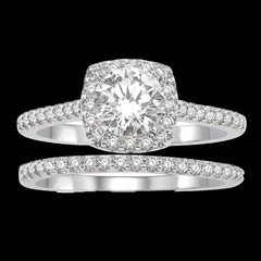 14K 1.15ct Diamond Solitaire Round-Ring