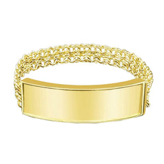 10K 4.5MM 7" Chino-ID Bracelet