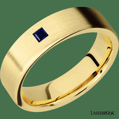 14K Yellow Gold with Satin , Polish Finish