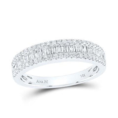 14K .50CT-Diamond Diana Band Size-7