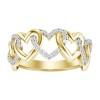 10K 0.15ct Diamond Channel-Set Wedding-Band