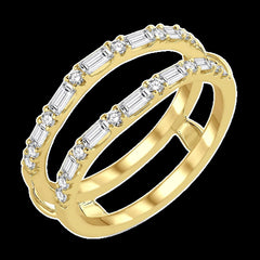 14K 0.55ct Diamond Ring Guard