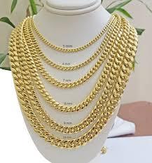 10K 7.5mm 9" Miami-Cuban Chain