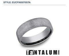 Tantalum 6.5mm Size-10 Swirl-Finish Band