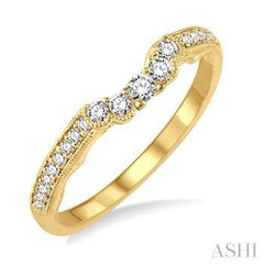 14k 0.20ct wedding band