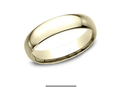14K 5MM SIZE 11 COMFORTFIT  GOLD  BAND