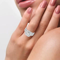 14K 2.15ct Dia Cluster Ring