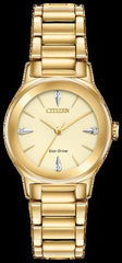 Citizen Gold-Tone Diamond Accent Watch