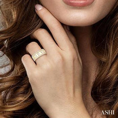 14K 0.90ct Dia 5-Stone/Mix-Shape Wedding-Band
