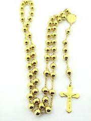 10K Rosary Necklace