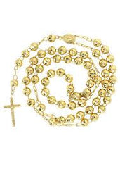 10K Rosary Necklace