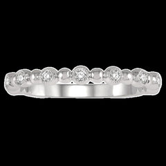 14K 0.08ct Diamond Wedding Band