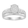 10K 0.50ct Diamond Cluster Ring