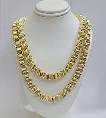10K 5.5mm 20"H  Byzantine Chain