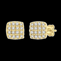 10k .12ct-Diamond Petite Earrings