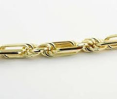 10K 6mm 8.5" Milano Bracelet