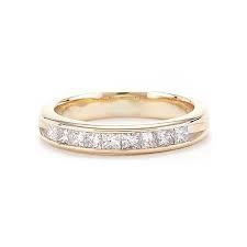 10K 0.12CT DIAMOND BAND