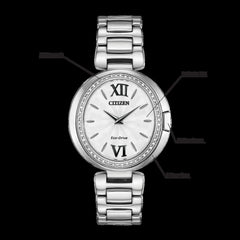 CITIZEN ECO-DRIVE SAPH DIAMONDS WATCH
