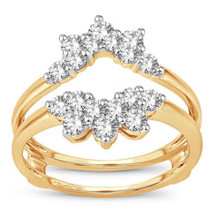 14k .30ct-Diamond Ring Guard