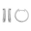 10K 0.50ct Diamond Hoop Earrings