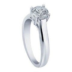 14K 0.50ct Diamond Round-Cut Solitaire-Ring