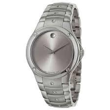 Movado Riveli Mens Watch Silver-Tone
