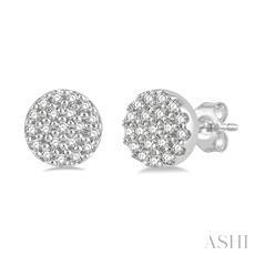 10k .10ct-Diamond Petite Earrings