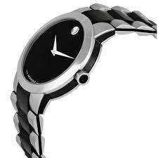 Movado Vertigo Mens Watch-Black