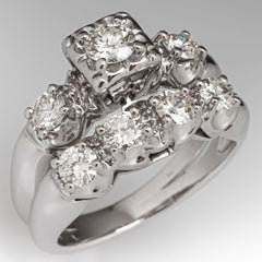 14K 0.65ct Dia Ring Set