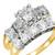14K 0.65ct Dia Ring Set